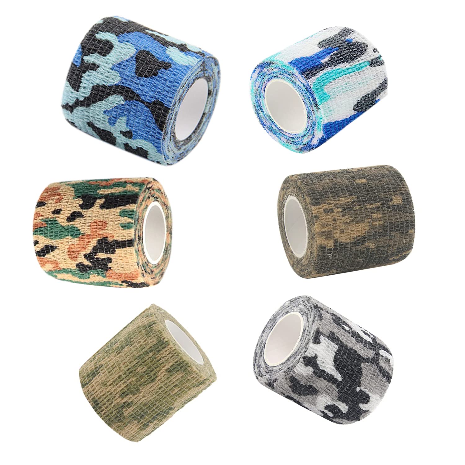 Qpets 6 Roll Stmandy Vet Tape wrap, wrap Bandage, Adhesive wrap Bandage Crepe Bandage for The Person or The Pets who was injure or Have Wound Qpets 6 Roll Stmandy Vet Tape wrap, wrap Bandage, Adhesive wrap Bandage Crepe Bandage for The Person or The Pets who was injure or Have Wound